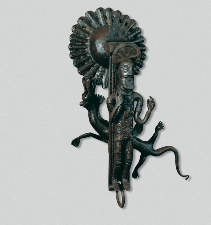 Latch hammer, with the figures of Saint George and the Dragon